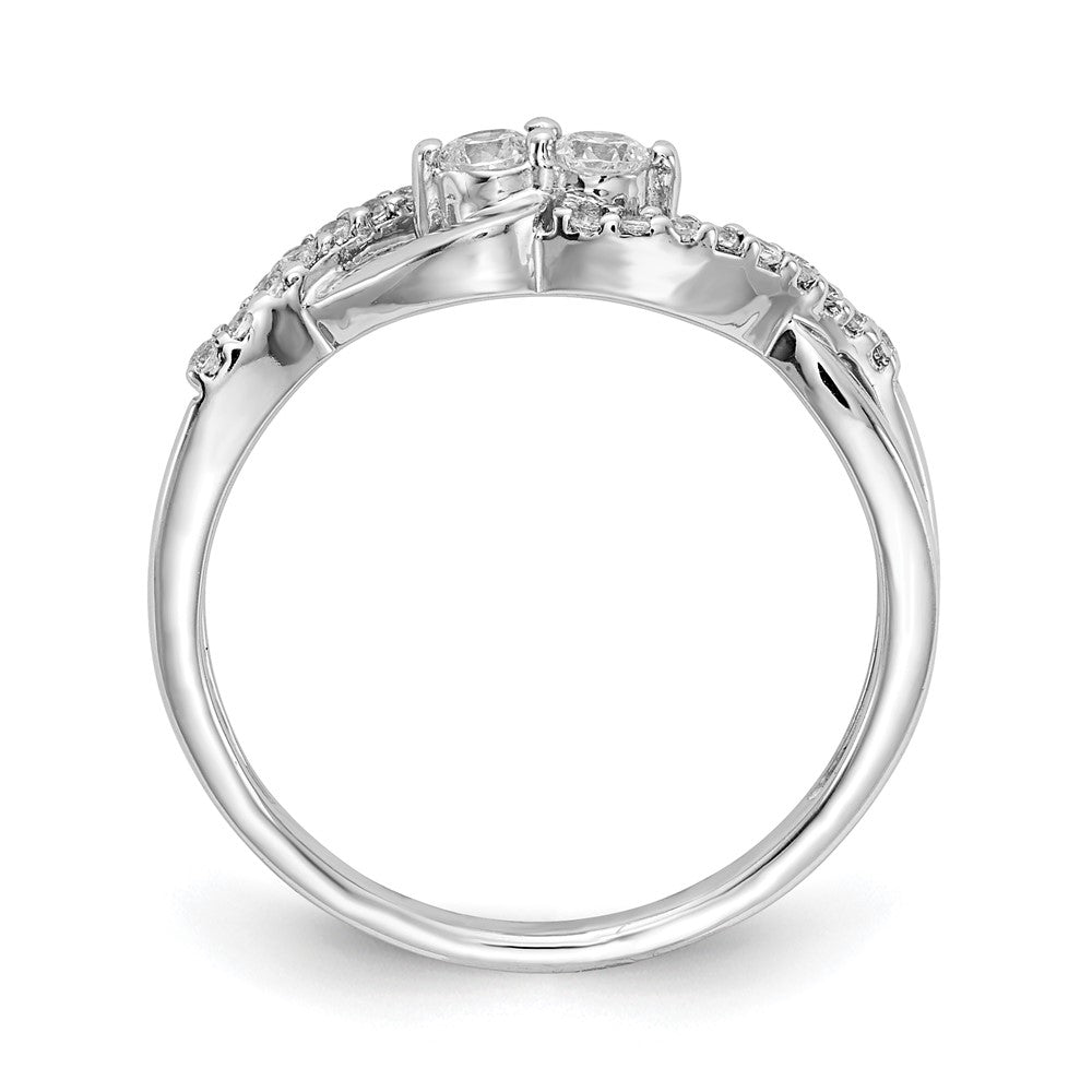 14K White Gold Diamond Fancy Ring