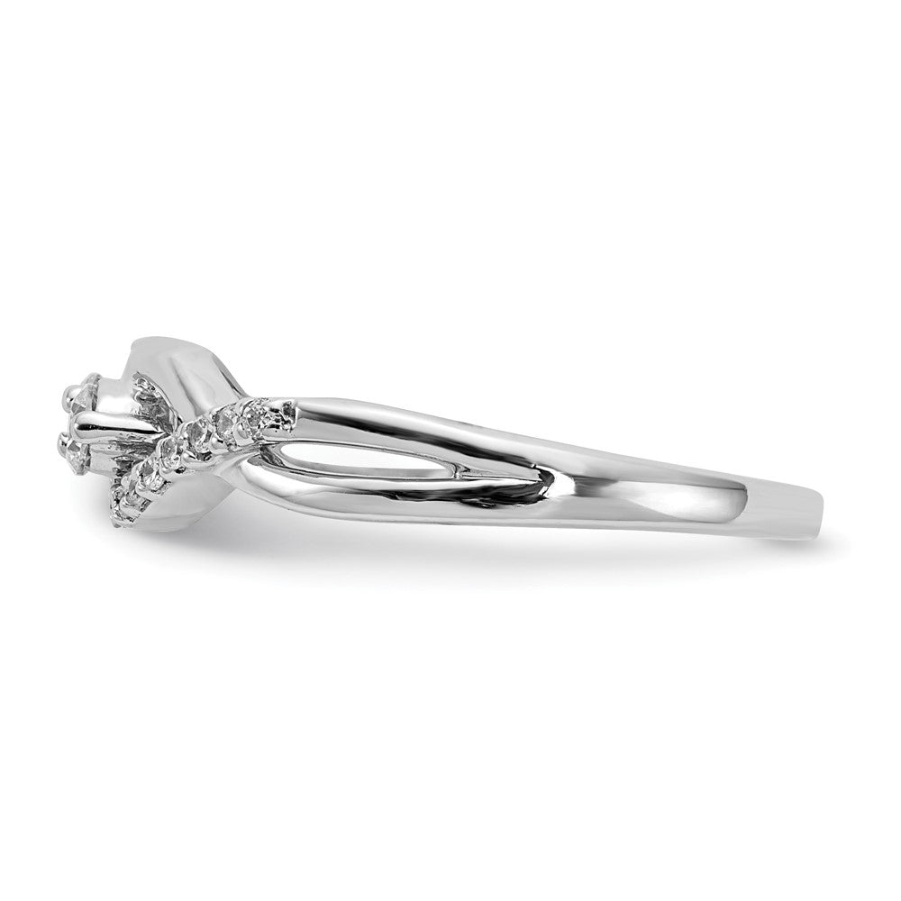 14K White Gold Diamond Fancy Ring