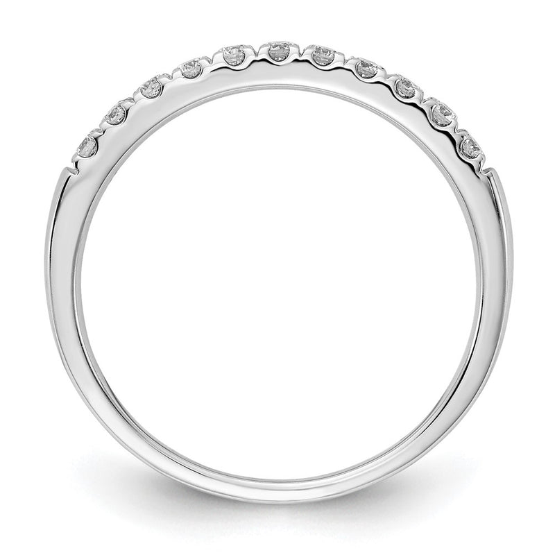 14k White Gold 1/4 Ct. Lab Grown Diamond VS/SI+ G+ Wedding Band Ring