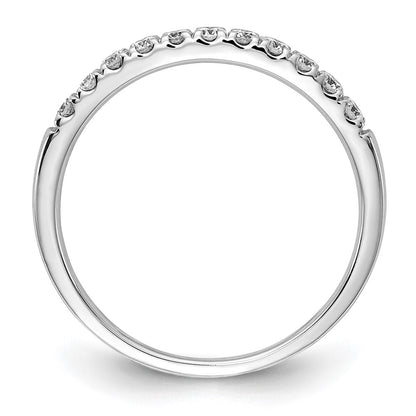 10K White Gold 1/3 carat Lab Grown Diamond VS/SI+ G+ Complete Wedding Band Ring
