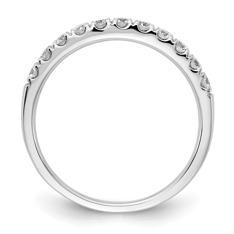 10k Yellow Gold 10ky Lab Grown Diamond VS/SI+ G+ 1/2ct Wedding Band Ring