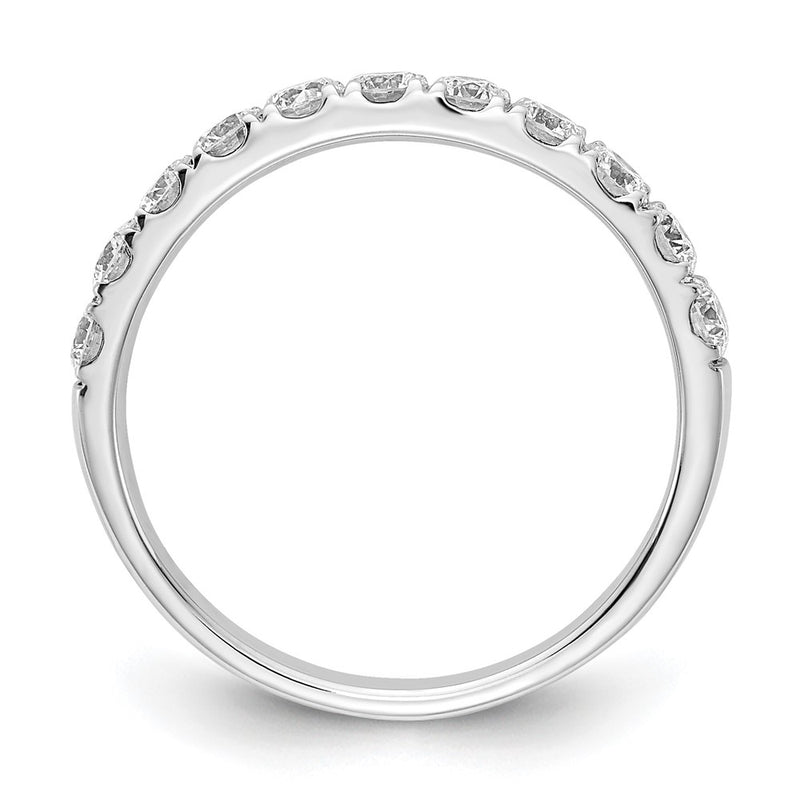 14K White Gold Lab Grown Diamond VS/SI+ G+ 3/4ct Wedding Band Ring