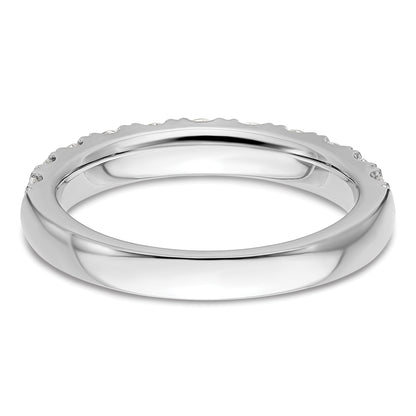 14k White Gold 1 Ct. Lab Grown Diamond VS/SI+ G+ Wedding Band Ring