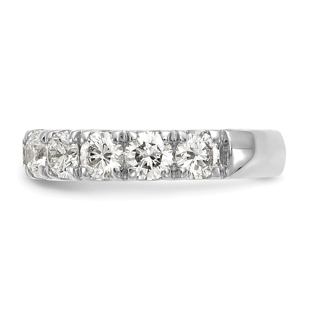 14K White Gold Cert. Lab Grown Diamond VS/SI FGH 2ct Wedding Band Ring