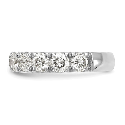 14K White Gold Cert. Lab Grown Diamond VS/SI FGH 2ct Wedding Band Ring
