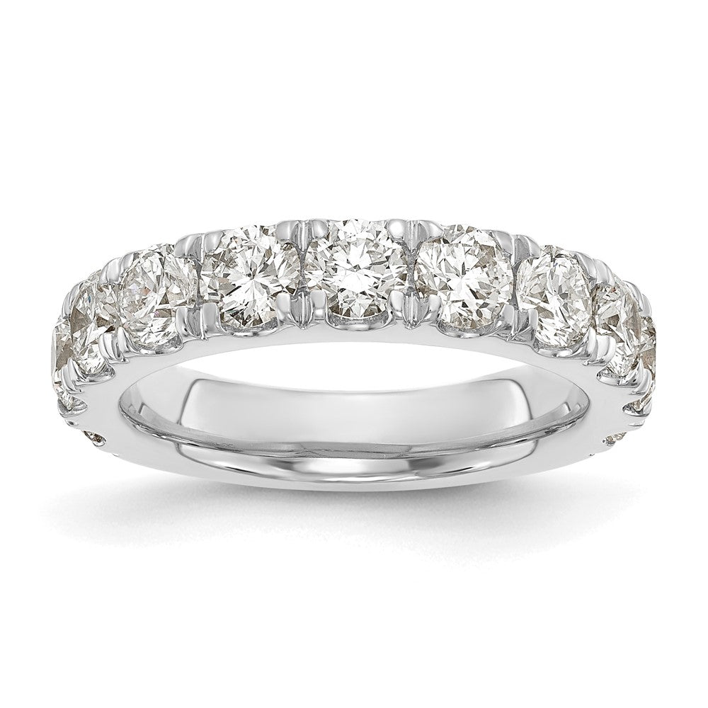 14K White Gold Cert. Lab Grown Diamond VS/SI FGH 2ct Wedding Band Ring