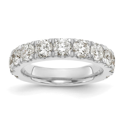 14K White Gold Cert. Lab Grown Diamond VS/SI FGH 2ct Wedding Band Ring