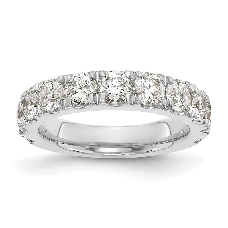 14K White Gold Cert. Lab Grown Diamond VS/SI FGH 2ct Wedding Band Ring