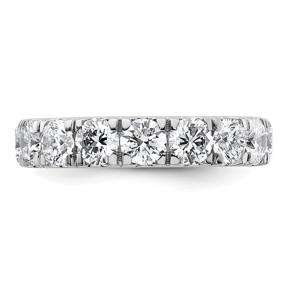 14K White Gold 3 carat Lab Grown Diamond VS/SI+ G+ Complete Wedding Band Ring