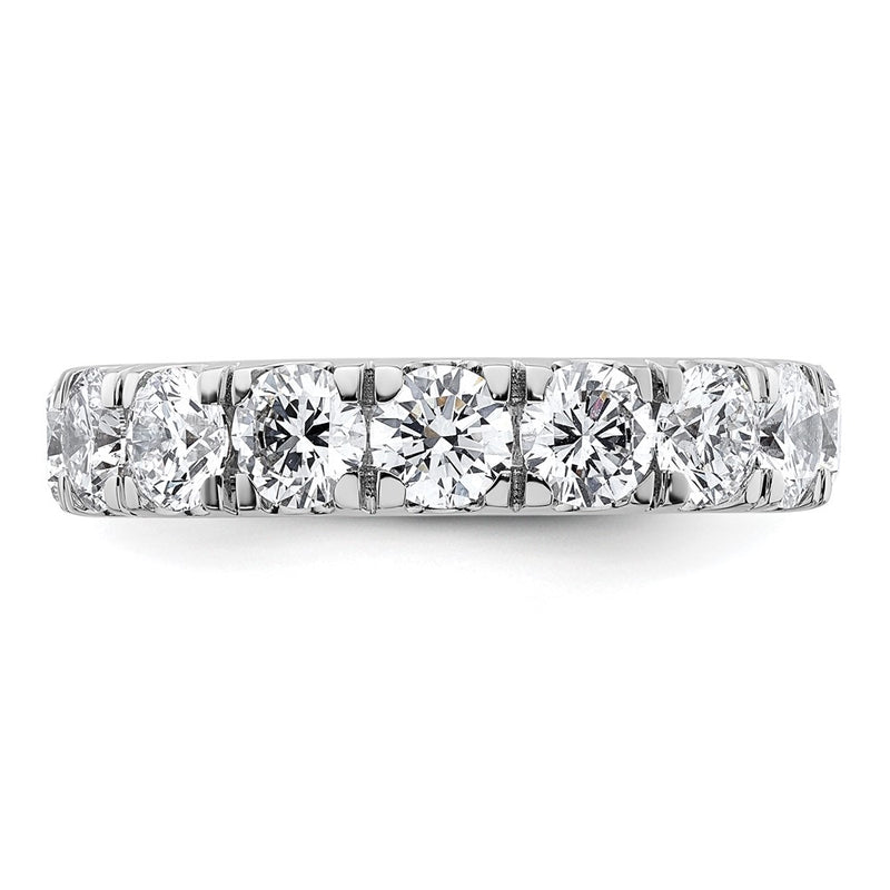14K White Gold 3 carat Certified Lab Grown Diamond VS+ F+ Complete Wedding Band Ring