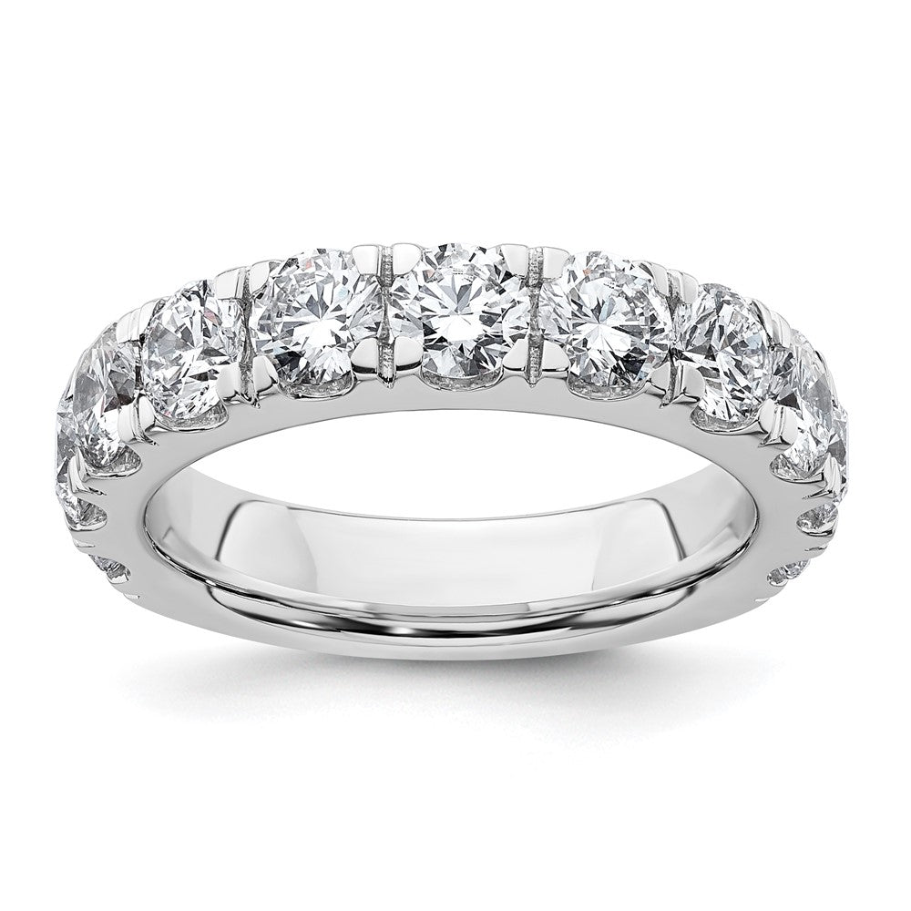 14K White Gold 3 carat Certified Lab Grown Diamond VS/SI+ G+ Complete Wedding Band Ring