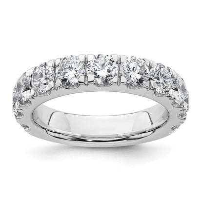 14K White Gold 3 carat Certified Lab Grown Diamond VS/SI+ G+ Complete Wedding Band Ring