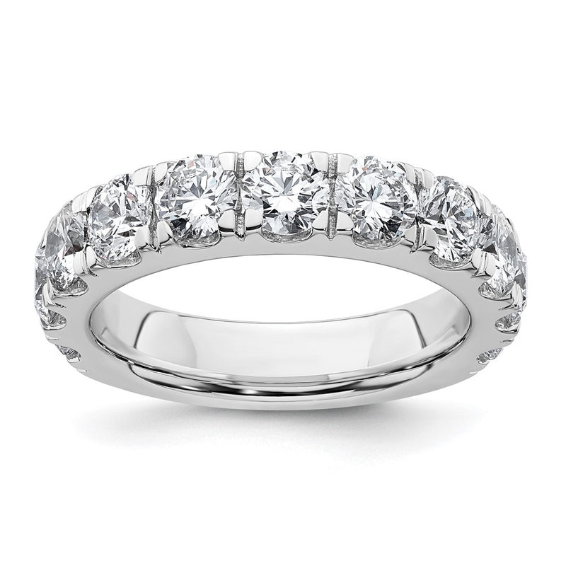 14K White Gold 3 carat Certified Lab Grown Diamond VS/SI+ G+ Complete Wedding Band Ring
