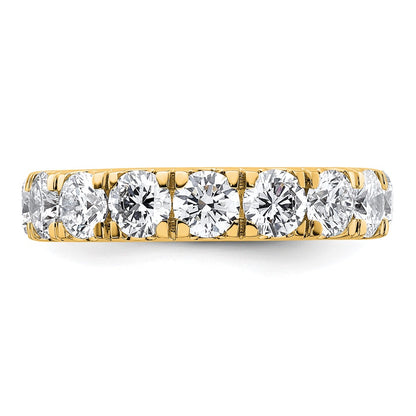 14K Yellow Gold 3 carat Lab Grown Diamond VS+ F+ Complete Wedding Band Ring