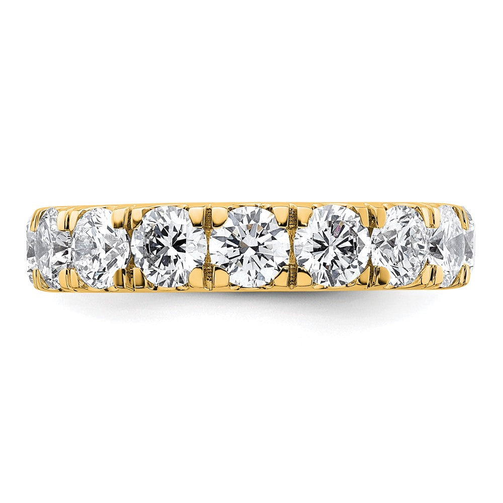 14K Yellow Gold 3 carat Lab Grown Diamond VS/SI+ G+ Complete Wedding Band Ring