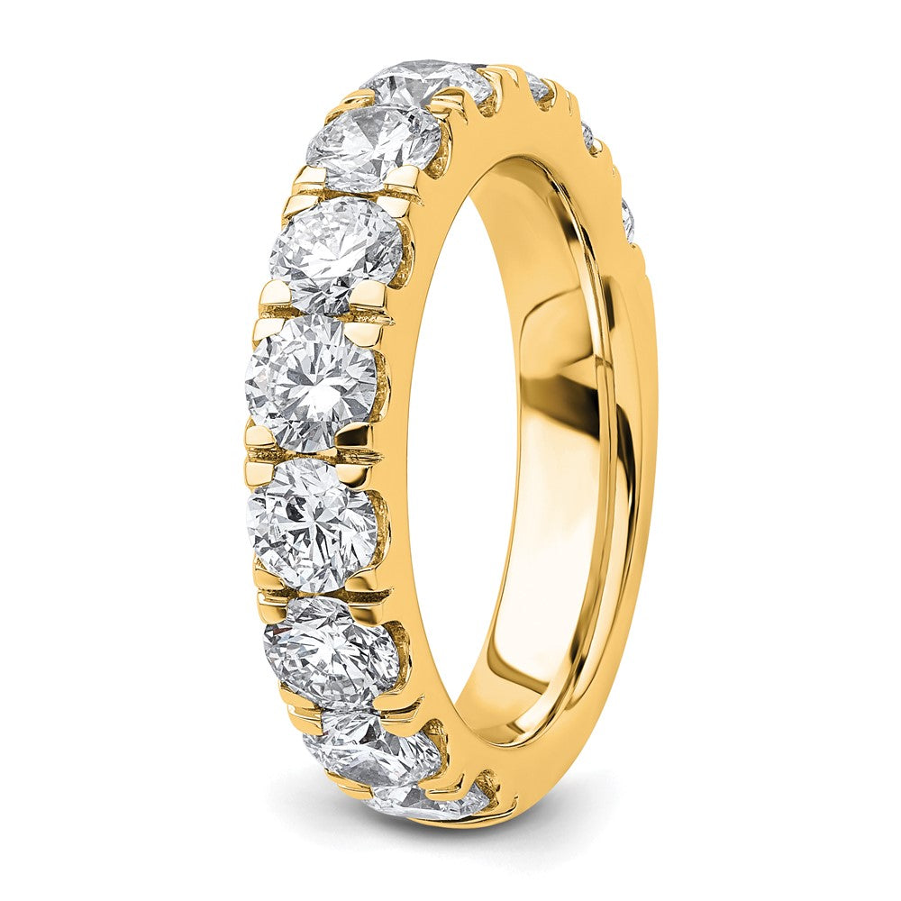 14K Yellow Gold 3 carat Certified Lab Grown Diamond VS/SI+ G+ Complete Wedding Band Ring