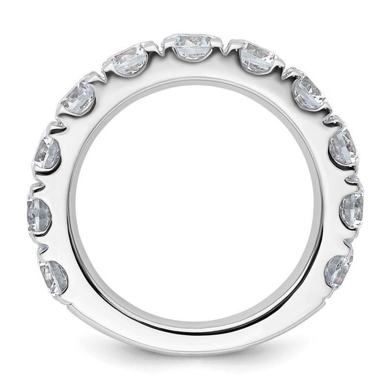 14K White Gold 4 carat Certified Lab Grown Diamond VS/SI+ G+ Complete Wedding Band Ring