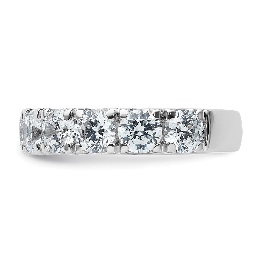 14K White Gold 4 carat Certified Lab Grown Diamond VS/SI+ G+ Complete Wedding Band Ring