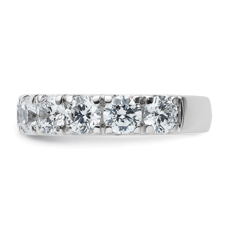 14K White Gold 4 carat Lab Grown Diamond VS/SI+ G+ Complete Wedding Band Ring