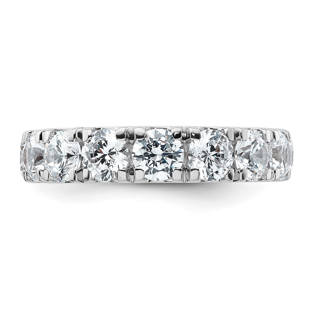 14K White Gold 4 carat Certified Lab Grown Diamond VS/SI+ G+ Complete Wedding Band Ring