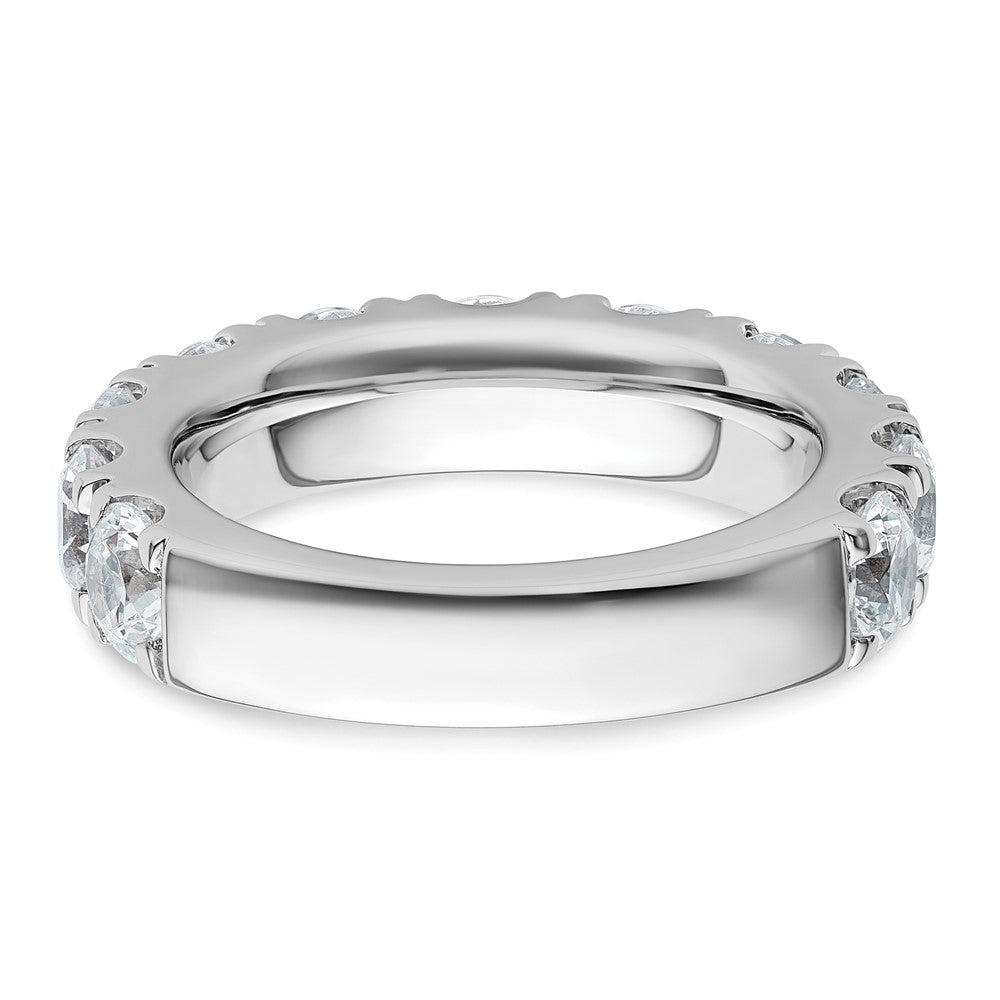 14K White Gold 4 carat Certified Lab Grown Diamond VS/SI+ G+ Complete Wedding Band Ring