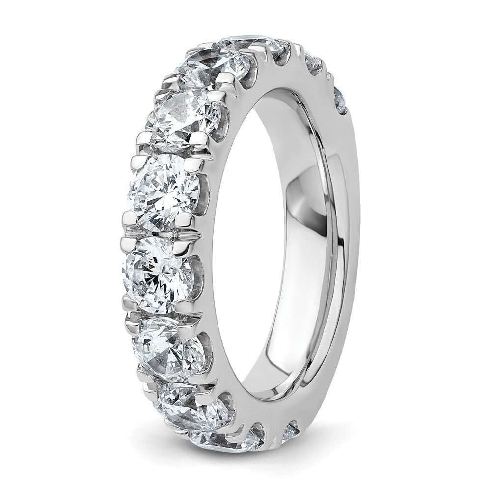 14K White Gold 4 carat Certified Lab Grown Diamond VS/SI+ G+ Complete Wedding Band Ring