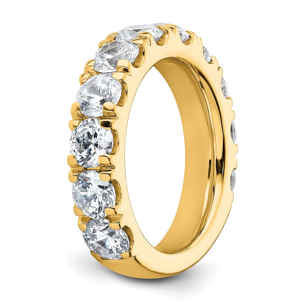 14K Yellow Gold 4 carat Certified Lab Grown Diamond VS/SI+ G+ Complete Wedding Band Ring