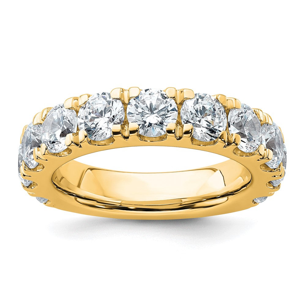 14K Yellow Gold 4 carat Certified Lab Grown Diamond VS/SI+ G+ Complete Wedding Band Ring
