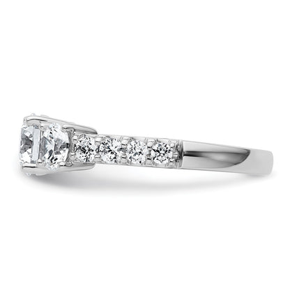 14k White Gold 2 Ct. Lab Grown Diamond VS/SI+ G+ Round Engagement Ring
