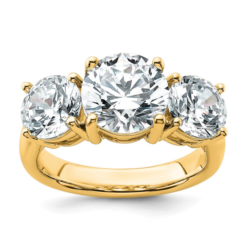 14K Yellow Gold 5 carat Lab Grown Diamond VS+ F+ | Goldia.com