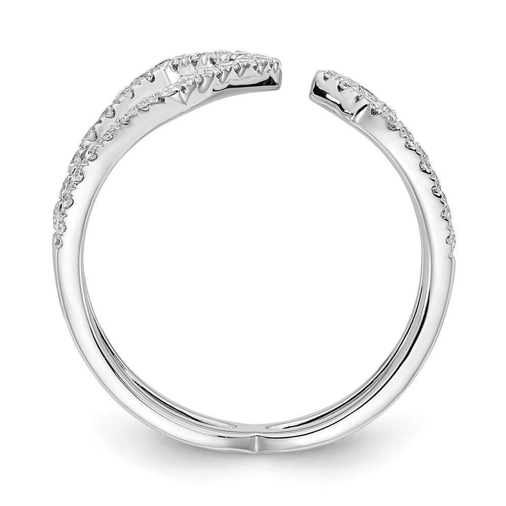 14k White Gold 3/8 Ct. Lab Grown Diamond VS/SI+ G+ Fashion Ring
