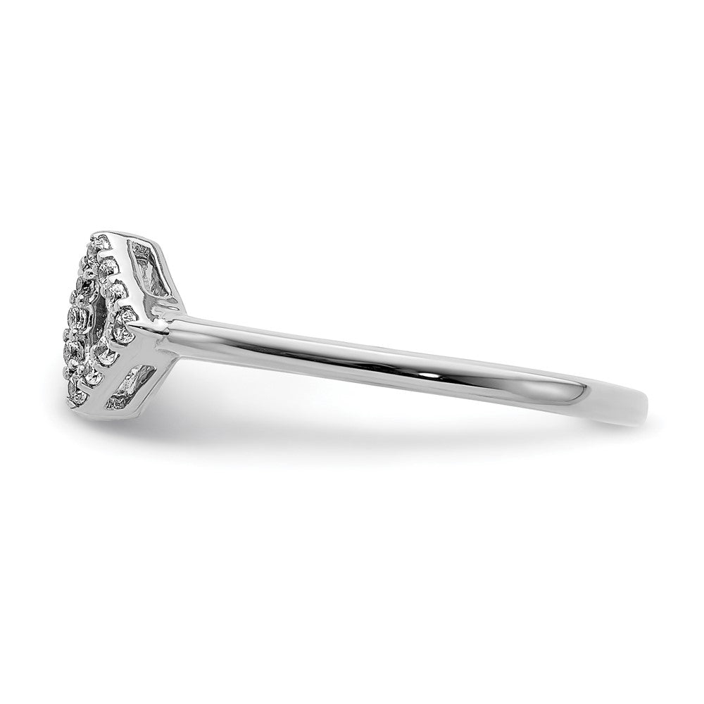 14K White Gold Diamond Ring