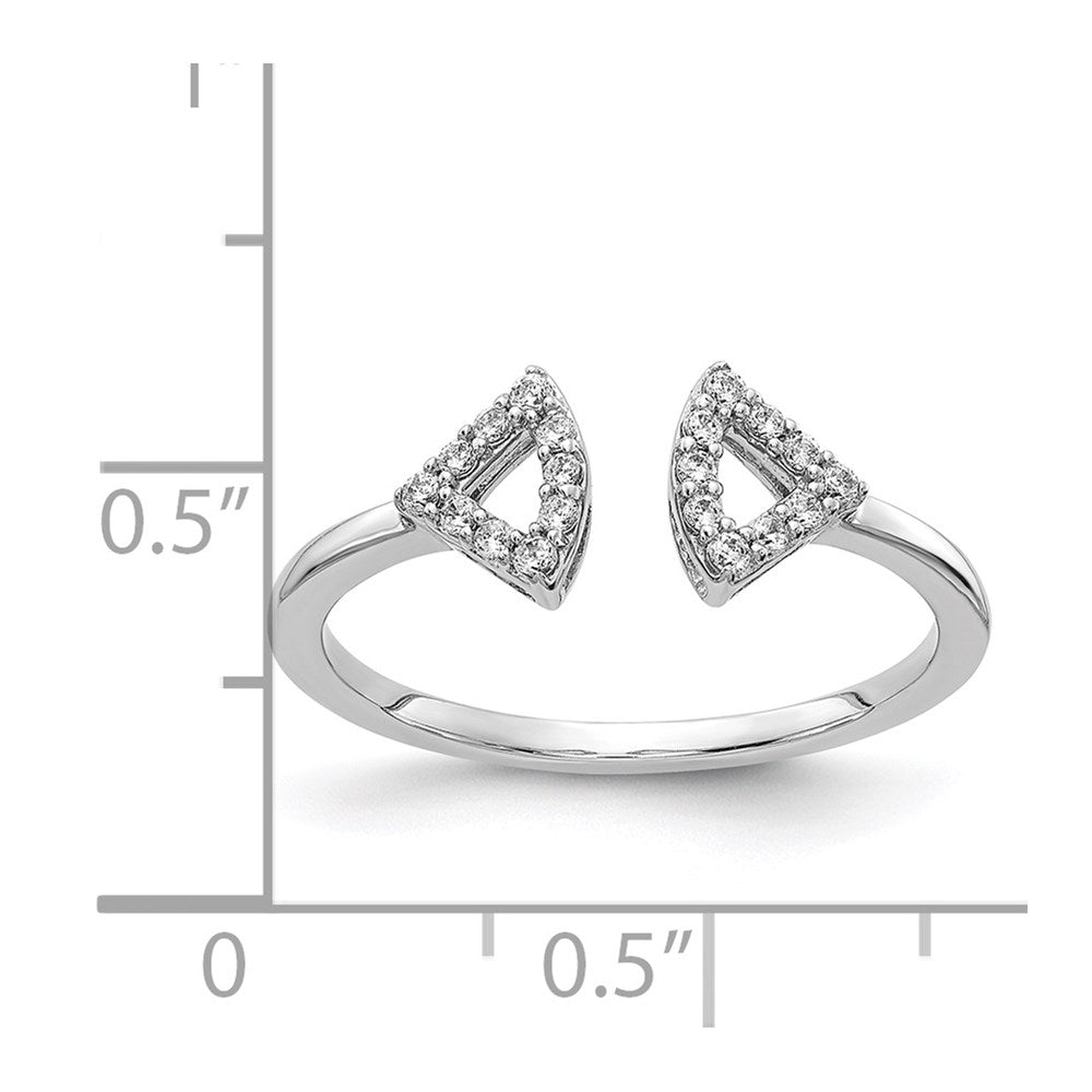14K White Gold Diamond Ring