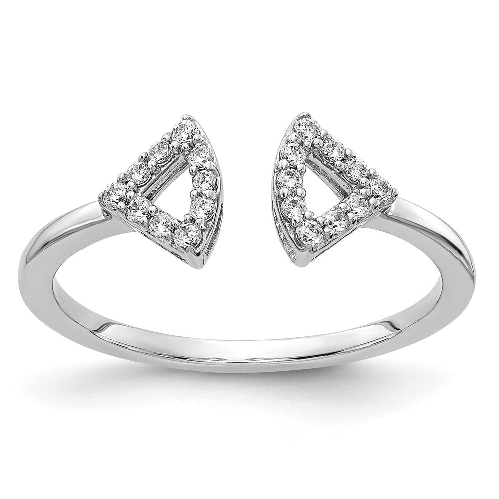 14K White Gold Diamond Ring