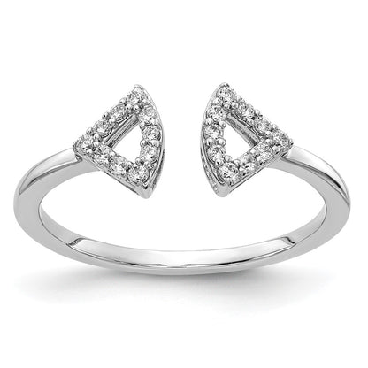 14K White Gold Diamond Ring