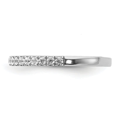 10K White Gold 10K Diamond Band