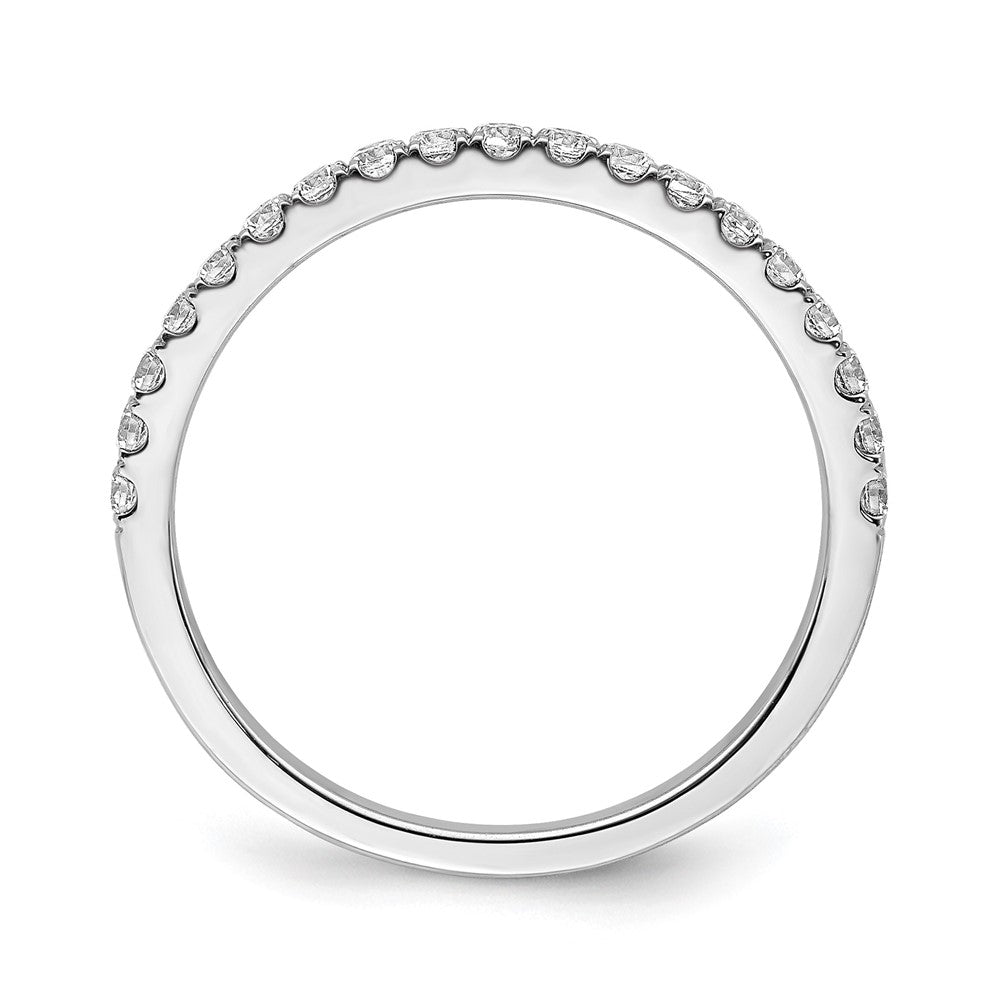 14k White Gold 3/8 Ct. Lab Grown Diamond VS/SI+ G+ Band Ring