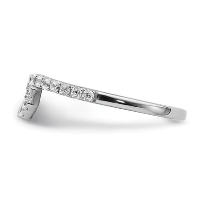 14K White Gold Diamond Ring