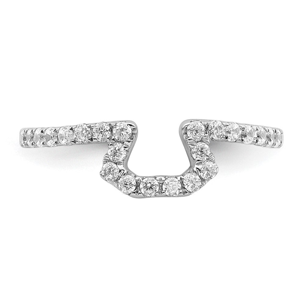 14K White Gold Diamond Ring