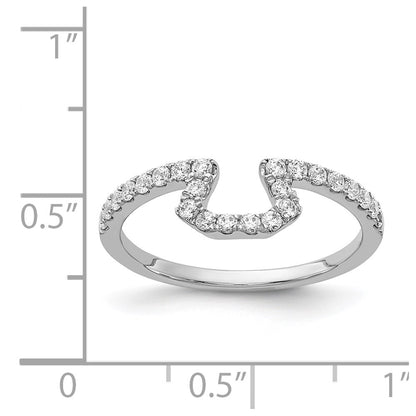 14K White Gold Diamond Ring