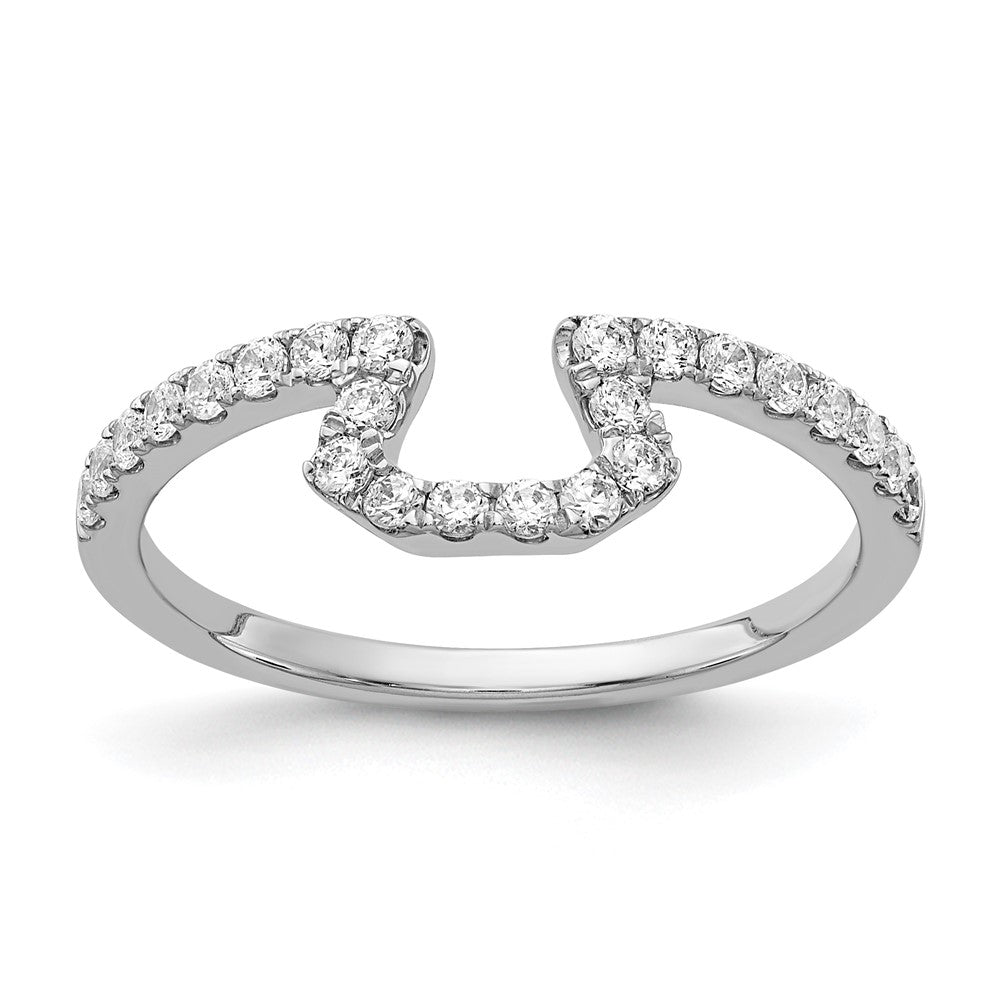 14K White Gold Diamond Ring