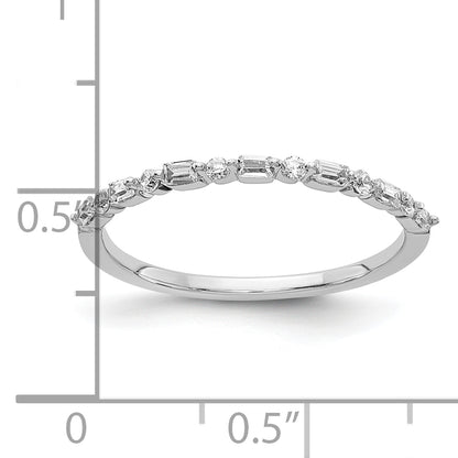 10K White Gold 10K Fancy Diamond Band