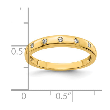 10K Yellow Gold 10K 5-Stone Diamond Ring