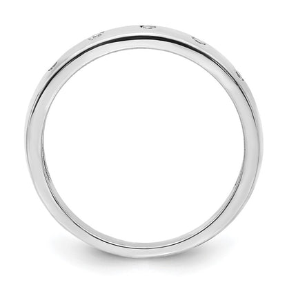14K White Gold 5 Stone Diamond Ring