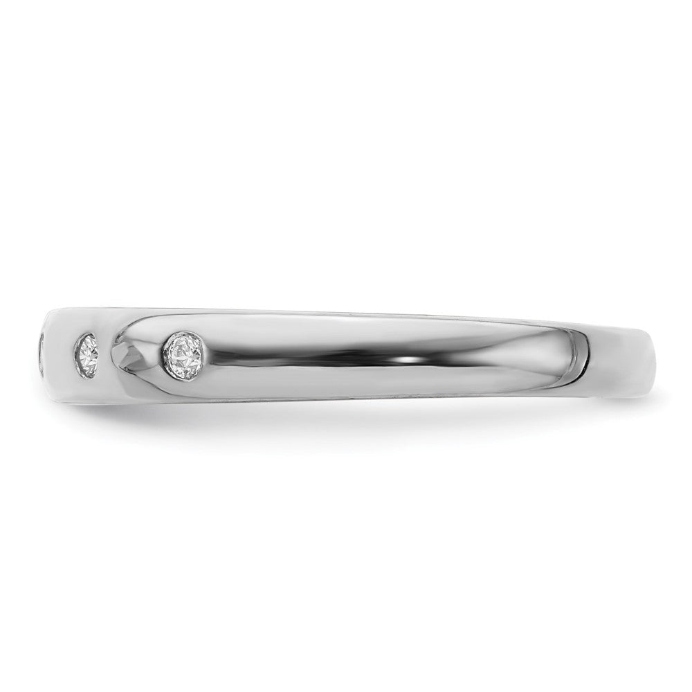 14K White Gold 5 Stone Diamond Ring