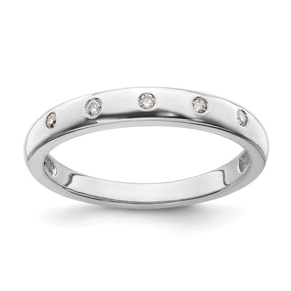 14K White Gold 5 Stone Diamond Ring