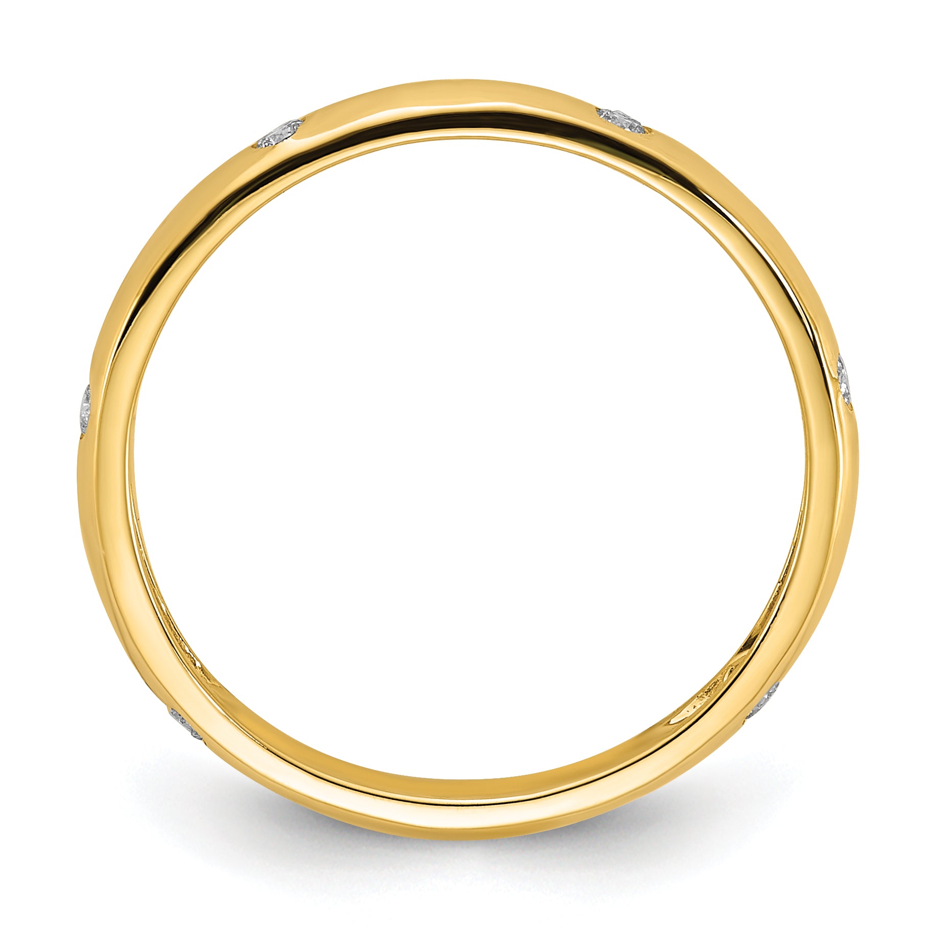 10K Yellow Gold 10K 6-Stone Diamond Band