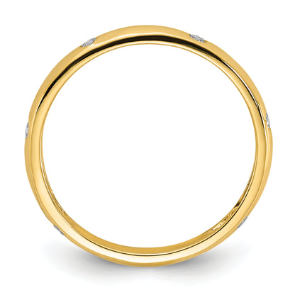 10K Yellow Gold 10K 6-Stone Diamond Band