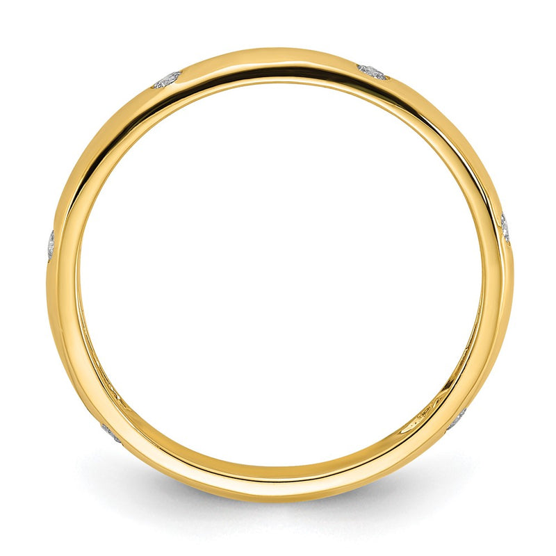 10K Yellow Gold 10K 6-Stone Diamond Band
