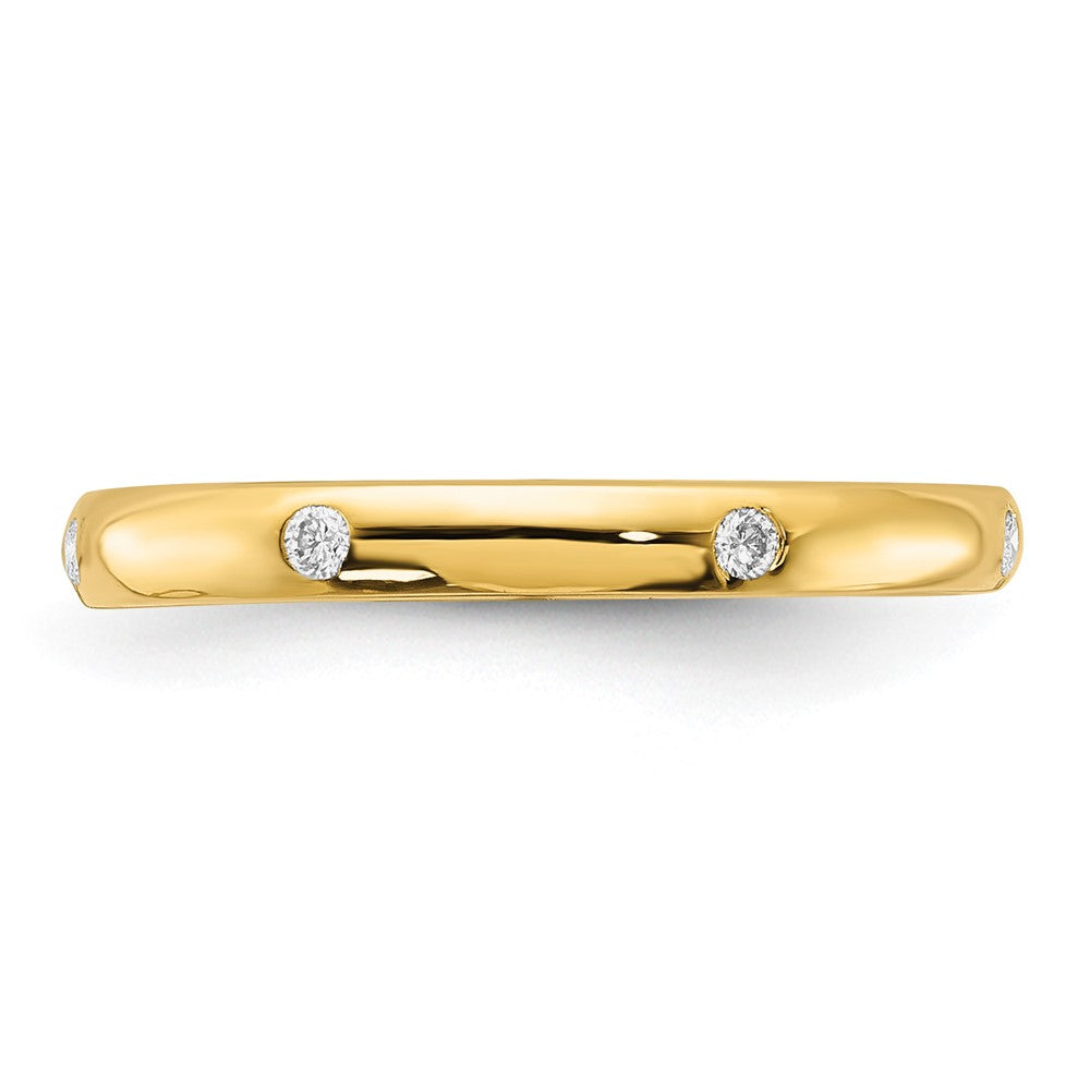 10K Yellow Gold 10K 6-Stone Diamond Band
